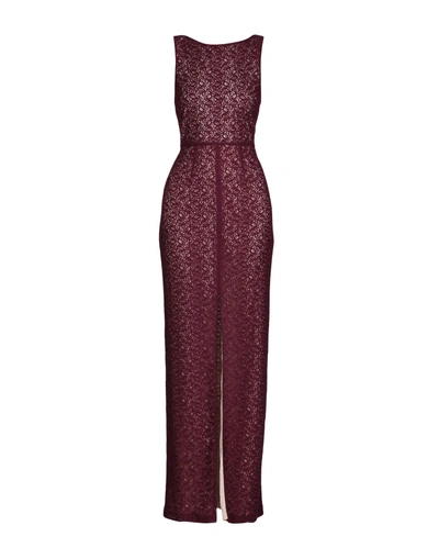 Shop Alice And Olivia Long Dress In Purple