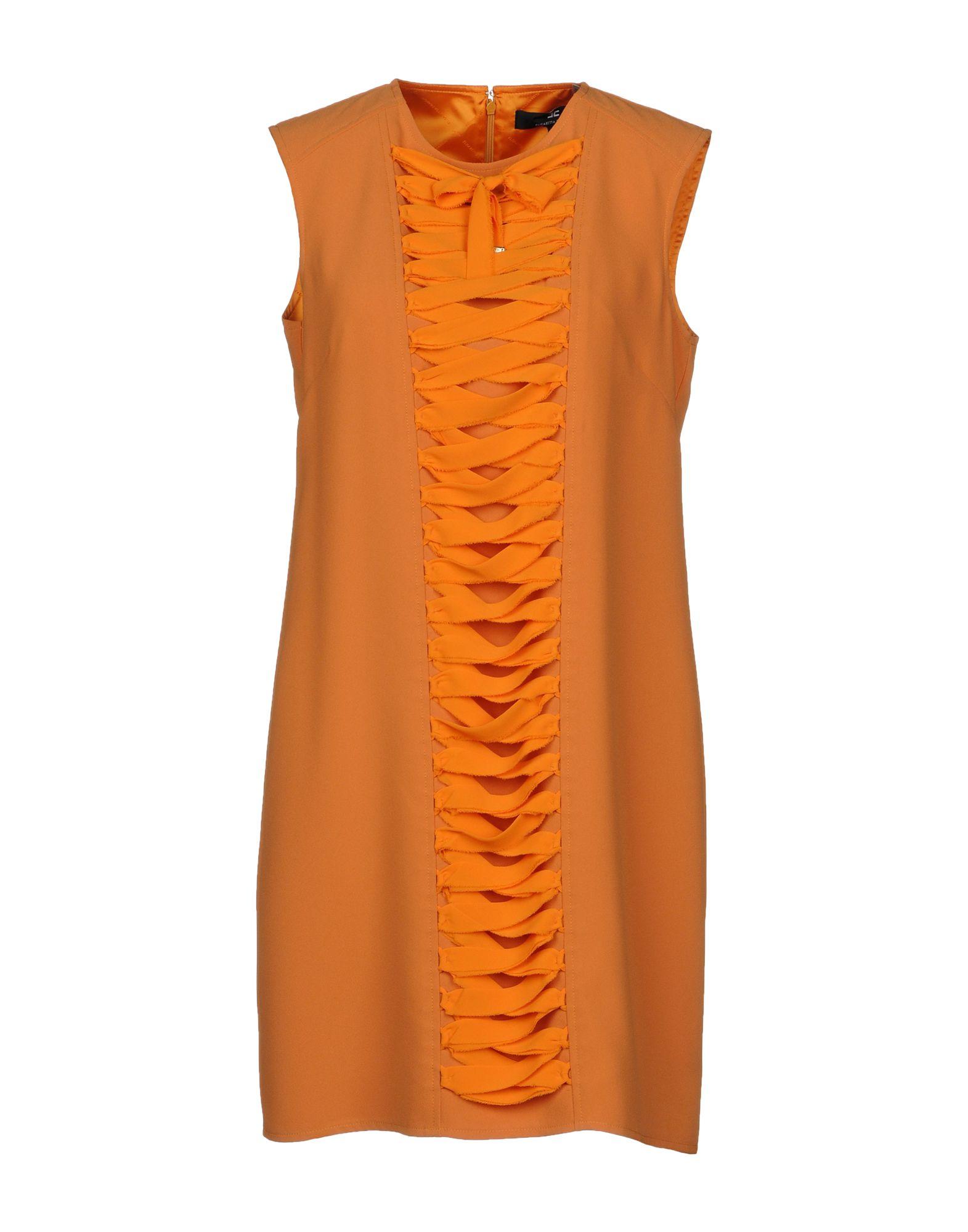 elisabetta franchi orange dress
