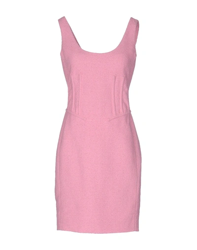 Shop Moschino Short Dress In Pink