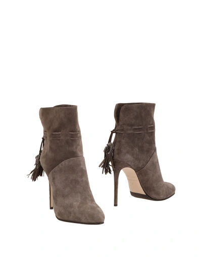 Shop Le Silla Ankle Boot In Grey