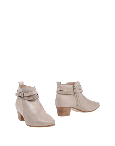 Shop Alberto Fermani Ankle Boot In Light Grey