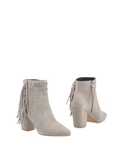 Shop Rebecca Minkoff Ankle Boot In Light Grey