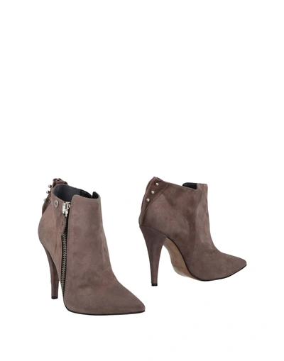 Shop Manila Grace Ankle Boot In Dove Grey