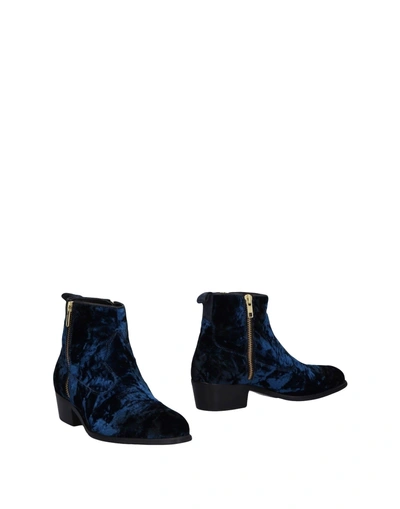 Shop Alexander Hotto Stiefelette In Dark Blue