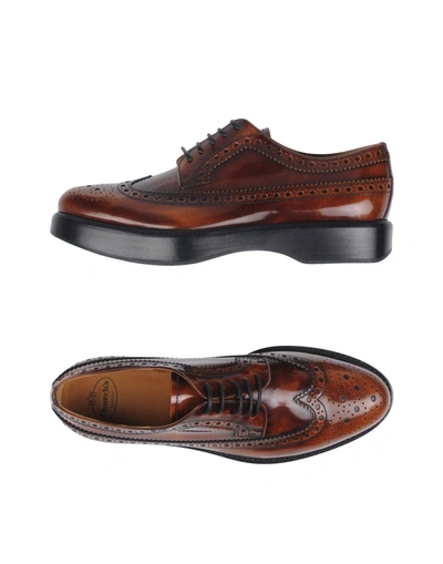 Shop Church's Laced Shoes In Brown