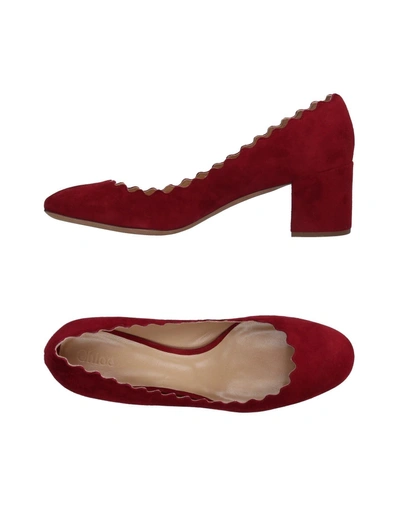 Shop Chloé Pumps In Red
