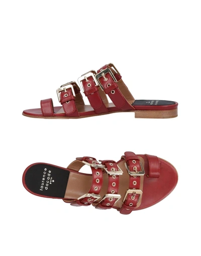Shop Laurence Dacade Sandals In Red