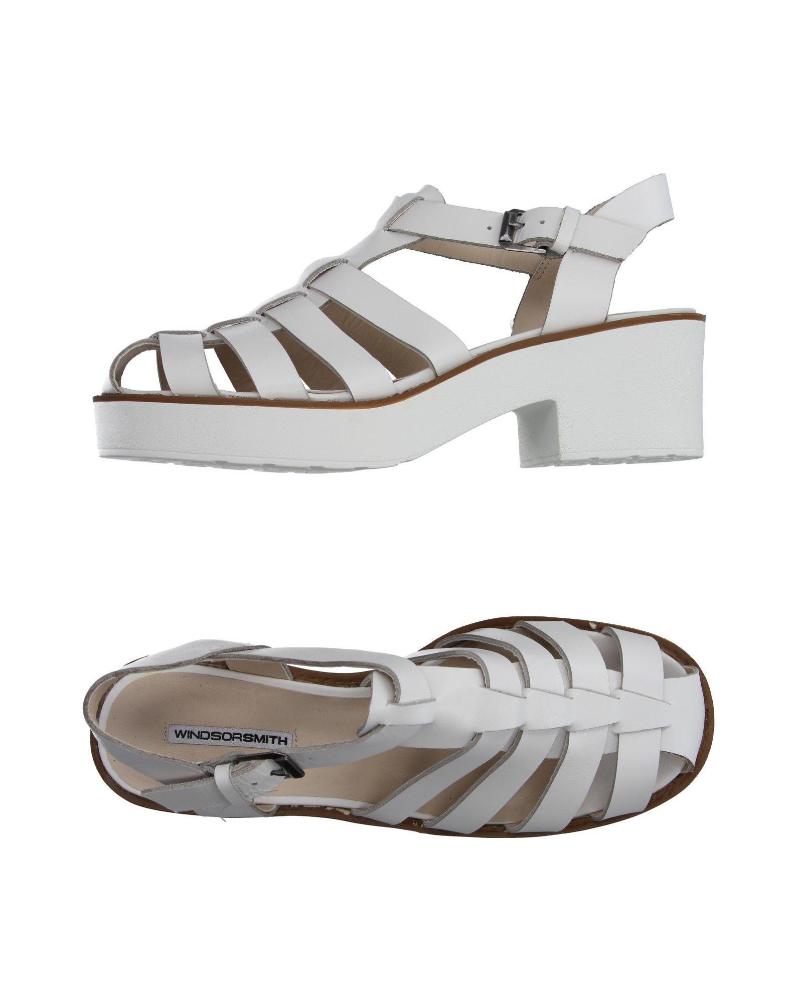 windsor smith white sandals