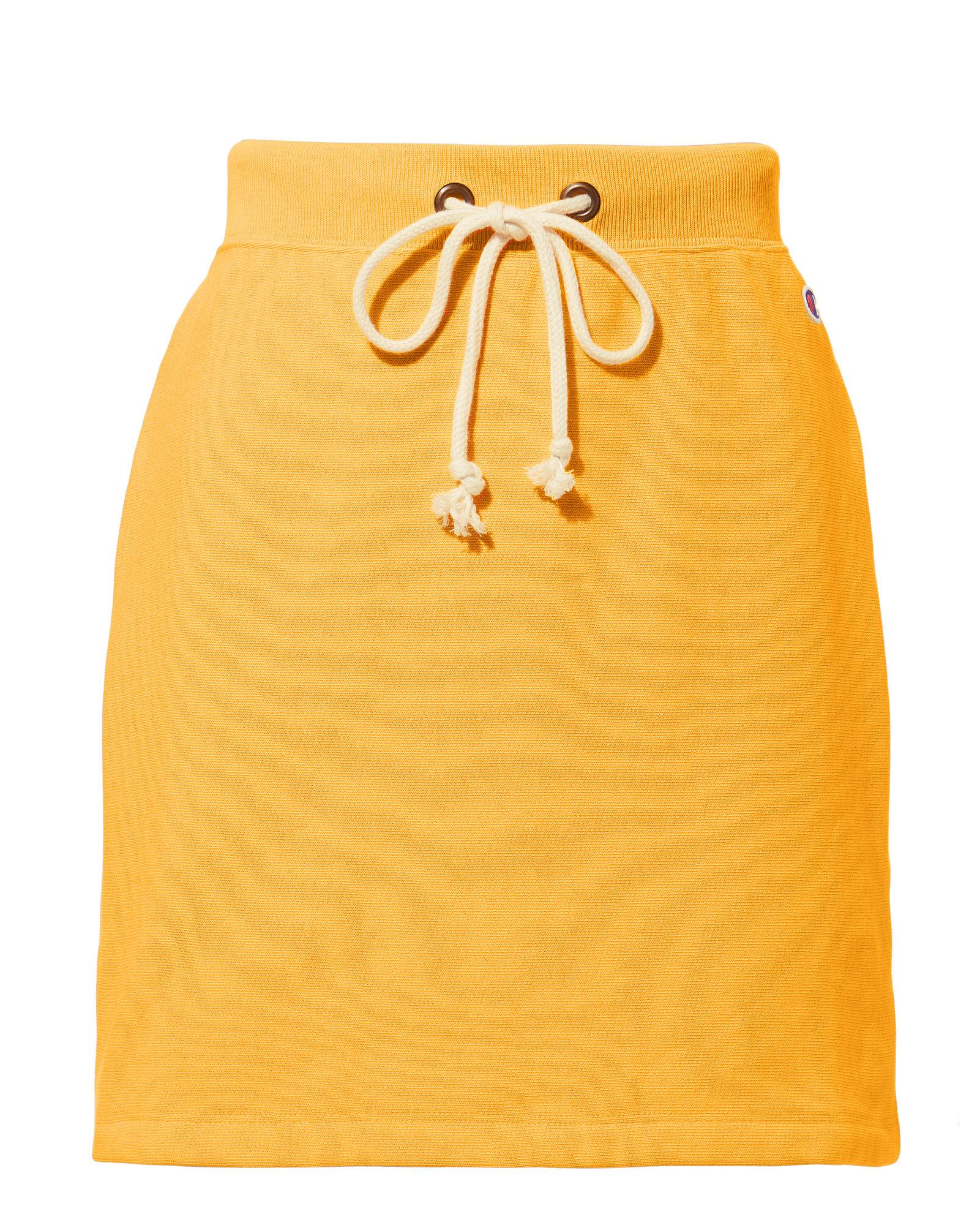 Champion Yellow Mini Sweat Skirt | ModeSens