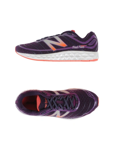 Shop New Balance Sneakers In Dark Purple