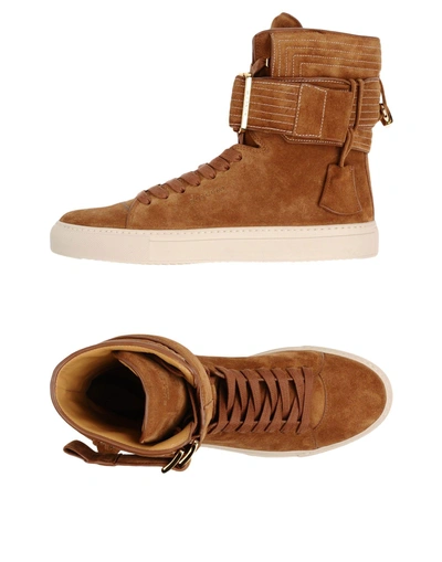 Shop Buscemi Sneakers In Camel