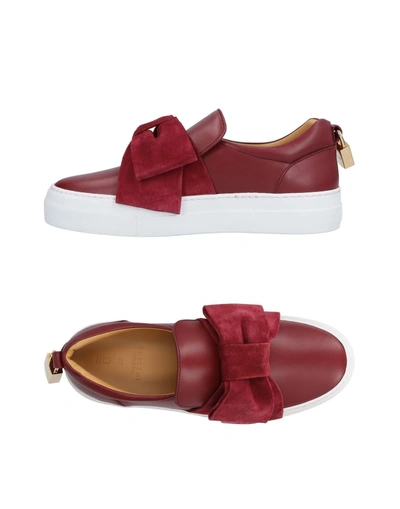 Shop Buscemi Trainers In Maroon