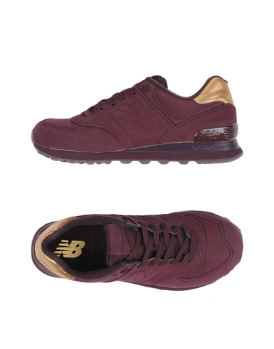 Shop New Balance Sneakers In Deep Purple
