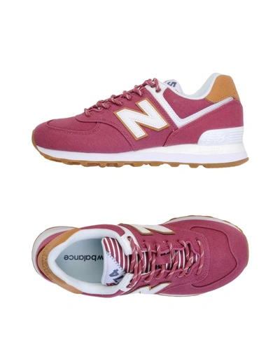 Shop New Balance Sneakers In Mauve