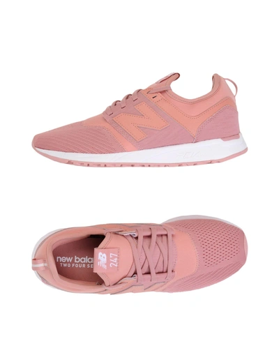 Shop New Balance Sneakers In Pastel Pink