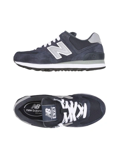 Shop New Balance Sneakers In Dark Blue