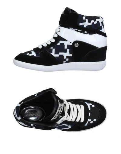 Shop Michael Michael Kors Sneakers In Black