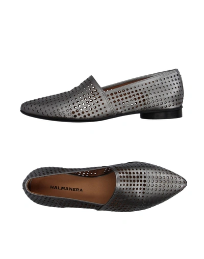 Shop Halmanera Loafers In Grey