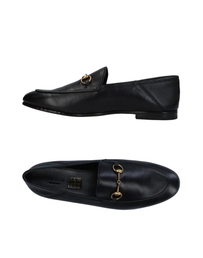 Shop Gucci Loafers In Black