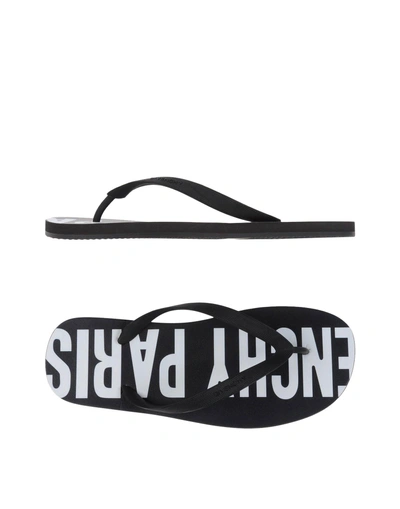 Shop Givenchy Flip Flops In Black