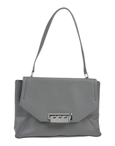 Shop Zac Zac Posen Handbag In Grey