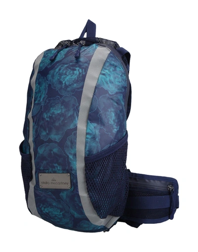 Shop Adidas By Stella Mccartney Backpack & Fanny Pack In Dark Blue