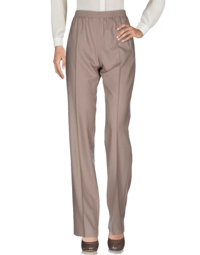 Shop Chloé Casual Pants In Sand