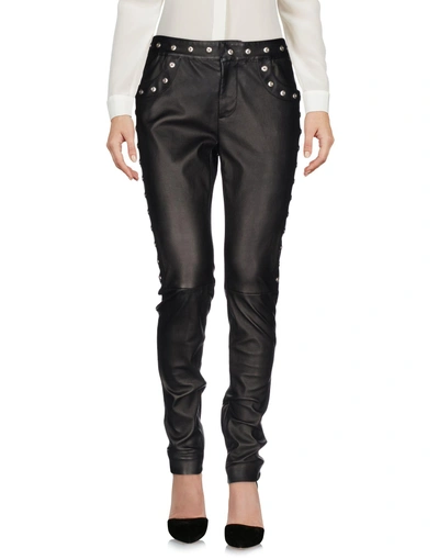 Shop Emanuel Ungaro Casual Pants In Black