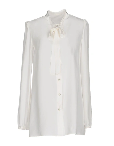Shop Dolce & Gabbana Shirts & Blouses With Bow In White
