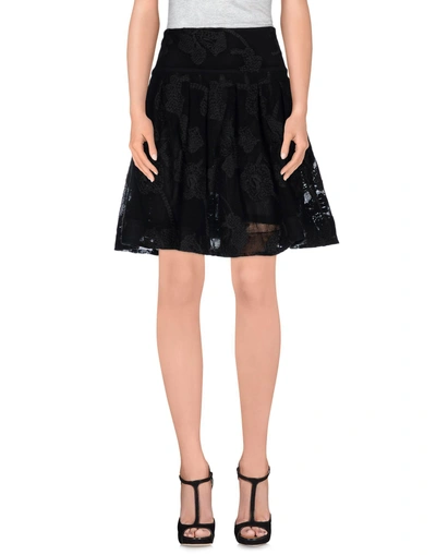 Shop Ralph Lauren Mini Skirts In Black