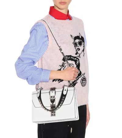Shop Prada Elektra Leather Shoulder Bag In Female