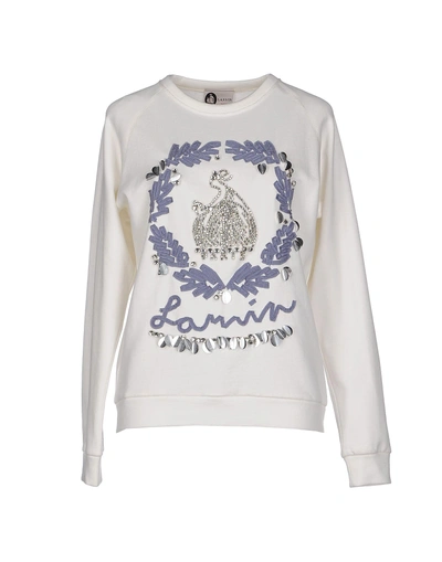 Shop Lanvin Sweatshirt In White
