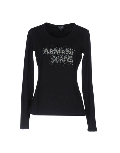 Shop Armani Jeans T-shirt In Dark Blue