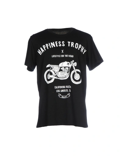 Shop Happiness T-shirt In Black