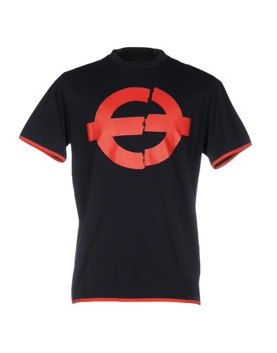 Shop Roundel London T-shirts In Dark Blue