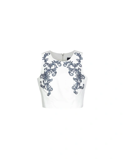 Shop Marchesa Notte Top In Ivory