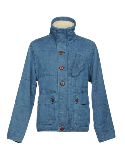 Shop Outerknown Denim Jacket In Blue