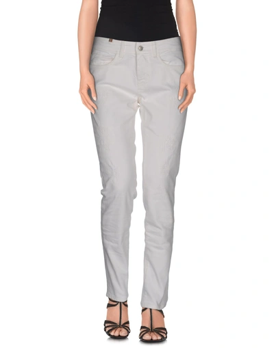 Shop Notify Denim Trousers In White