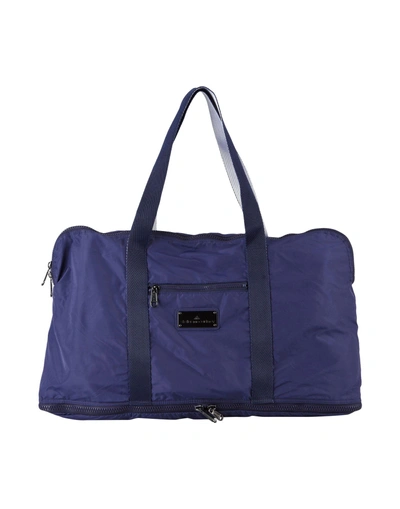 Shop Adidas By Stella Mccartney Travel & Duffel Bags In Dark Blue