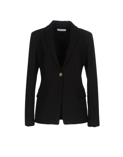 Shop Versace Blazer In Black