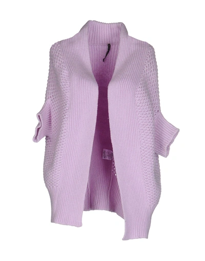 Shop Liviana Conti Cardigan In Lilac