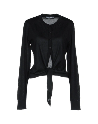 Shop Dolce & Gabbana Cardigans In Black