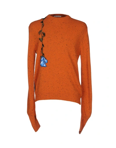 Shop Christopher Kane Sweater In Rust