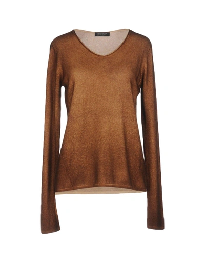 Shop Aragona Sweater In Brown