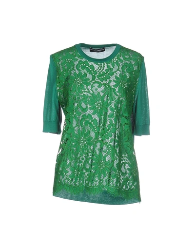 Shop Dolce & Gabbana Sweater In Green