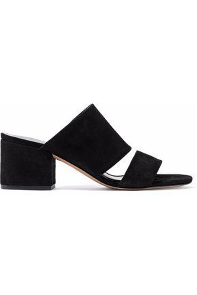 Shop Vince Woman Charleen Suede Mules Black