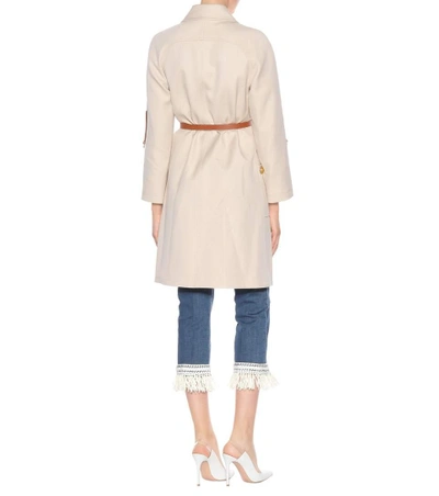 Shop Tory Burch Karen Cotton-blend Trench Coat