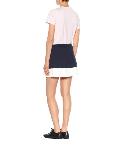 Shop Tory Sport Pleated Tennis Skirt In Blue