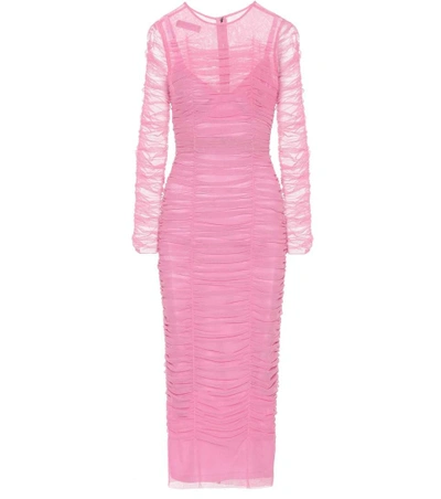 Shop Dolce & Gabbana Stretch Tulle Dress
