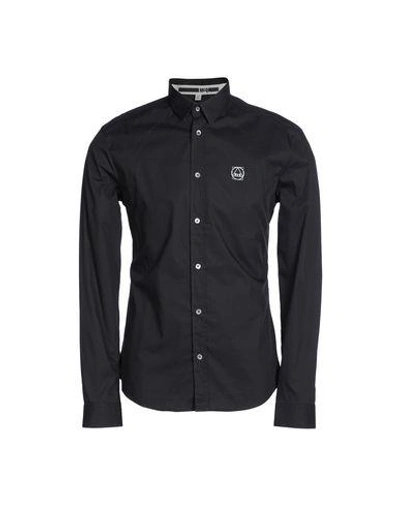 Shop Mcq By Alexander Mcqueen Solid Color Shirt In Black